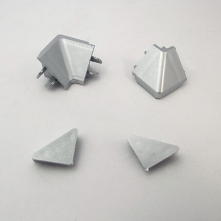 KIT ΓΩΝΙΕΣ andamp; ΤΕΡΜΑΤΑ ΓΙΑ ΑΡΜΟΚΑΛΥΠΤΡΟ ΙΣΙΟ ART12 1.5X1.5cm ΝΙΚΕΛ ΜΑΤ