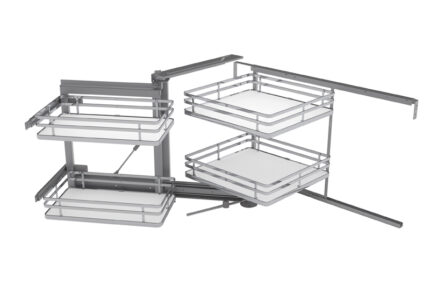 MAGIC CORNER SIGE ΑΡΙΣΤΕΡΟ CHROME ΛΕΥΚΟ ΣΚΛΗΡΟ ΠΑΤΟ ΜΕ ΦΡΕΝΟ