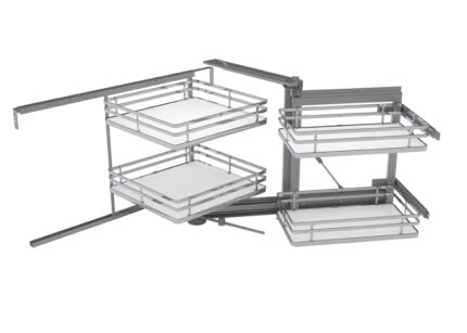 MAGIC CORNER SIGE ΔΕΞΙ CHROME ΛΕΥΚΟ ΣΚΛΗΡΟ ΠΑΤΟ ΜΕ ΦΡΕΝΟ