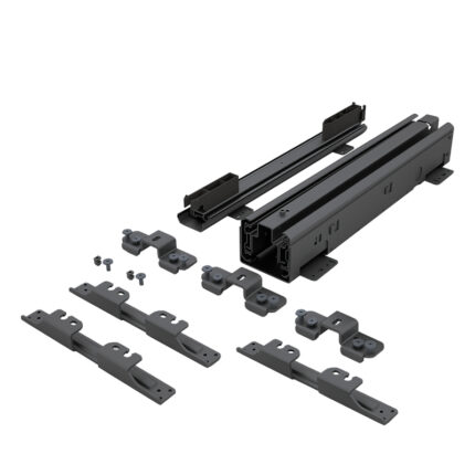 Οδηγός τροφοθήκης SIGE soft-closing ORION GREY γκρι για K30