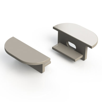 Τέρματα για προφίλ αλούμ. LED 16mm