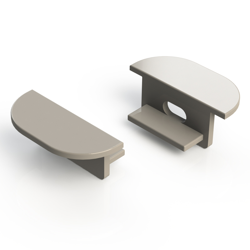 67673 Τέρματα για προφίλ αλούμ. LED 16mm