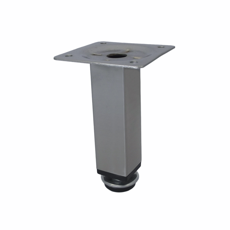 67688 Πόδι τετράγωνο 25Χ25 Υ100mm νίκελ σατινέ