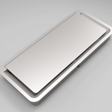 ΘΥΡΙΔΑ ΚΑΛΩΔΙΩΝ ΠΛΑΣΤΙΚΟ ΑΛΟΥΜ. 240 X 120 X 25mm