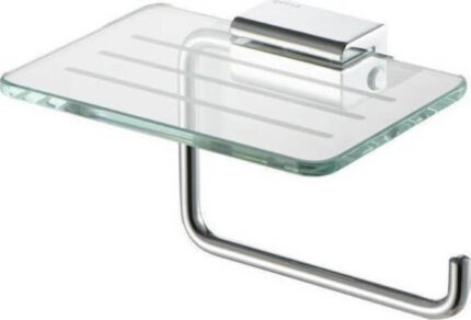 Χαρτοθήκη με εταζέρα 14 x 10,3 εκ. Chrome 8424