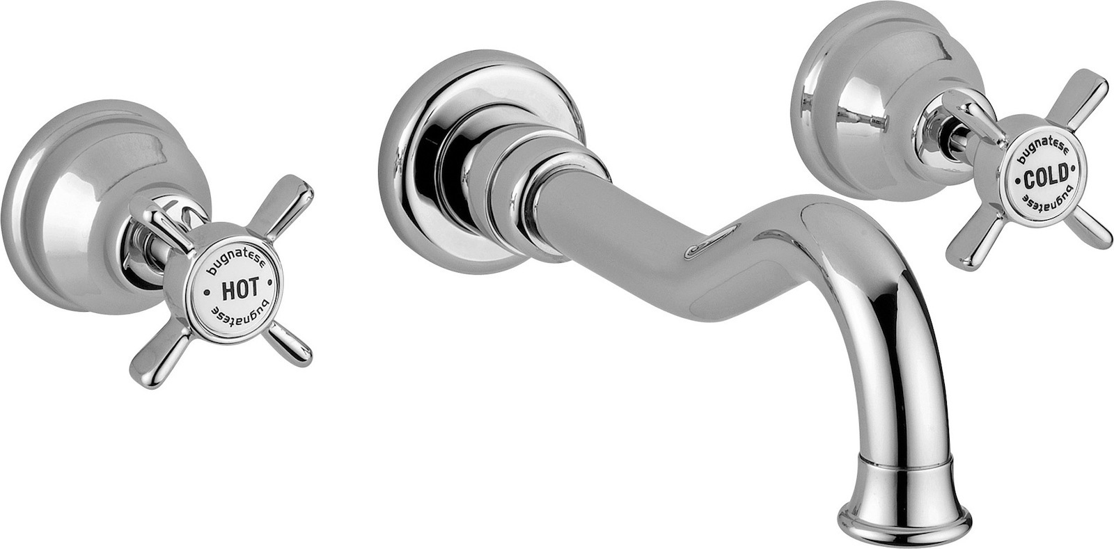 869-100 Σετ Μίκτης & Στόμιο Εντοιχισμού Νιπτήρα 1 Εξόδου Chrome