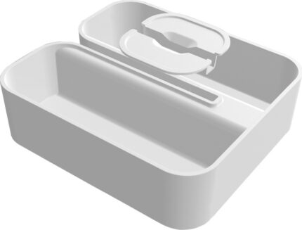 Ένθετη μπουκαλοθήκη ABS White matt 8903-300