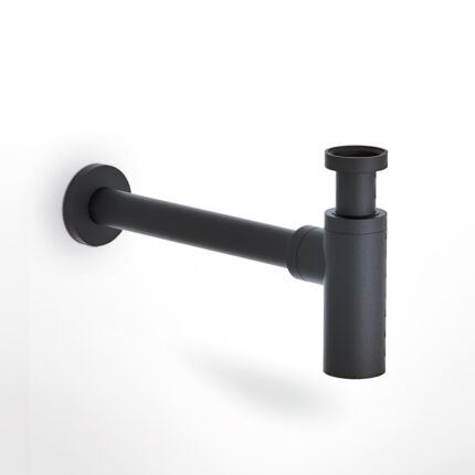 Σιφών νιπτήρος minimal R0262 black matt