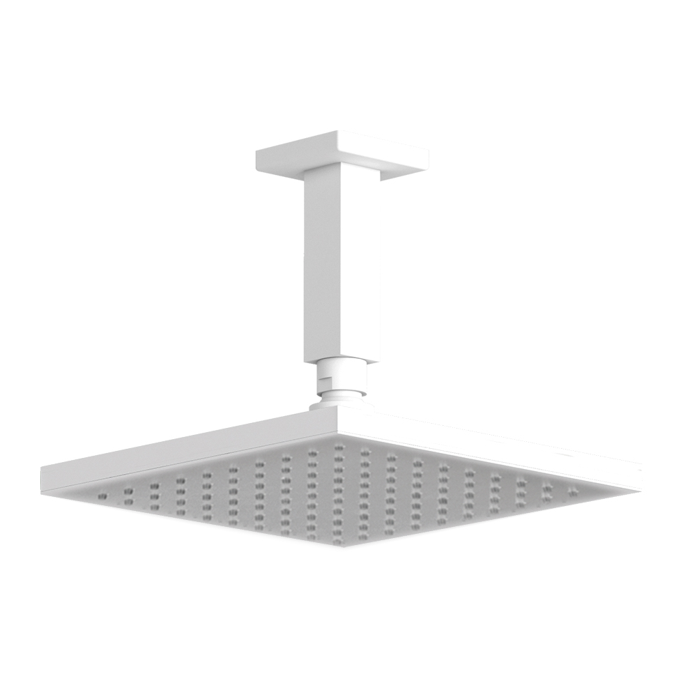 PROD_73497DET0_1 Βραχίονας οροφής με κεφαλή ντους R50812+E044077 white matt