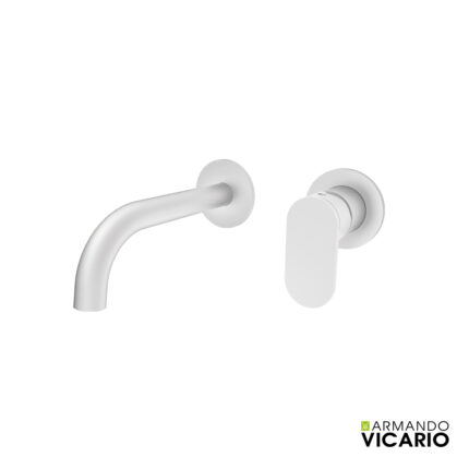 Μπαταρία νιπτήρος Slim 500045 white matt