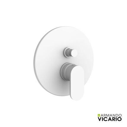 Μίκτης 2 εξόδων, με εκτροπέα Slim 500050D white matt