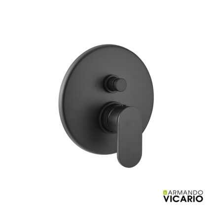 Μίκτης 2 εξόδων, με εκτροπέα Slim 500050D black matt