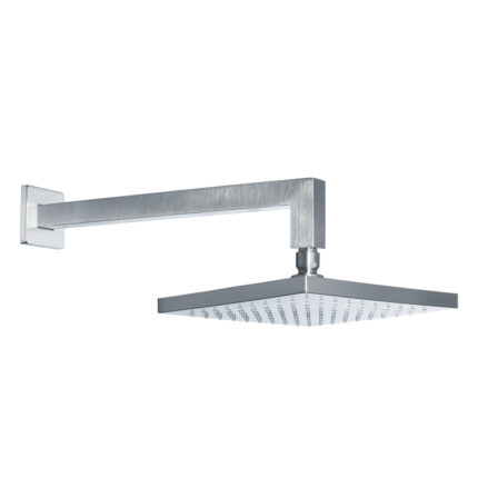 Βραχίονας τοίχου με κεφαλή ντους R50802+E044077 inox