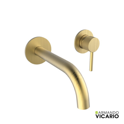 Μπαταρία νιπτήρος Industrial 512045 brushed gold