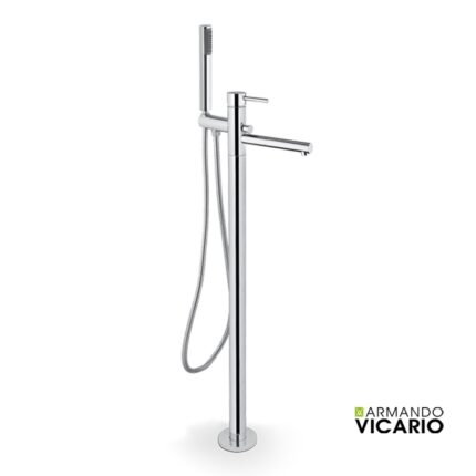 Μπαταρία λουτρού επιδαπέδια Cyrcus 700065 chrome