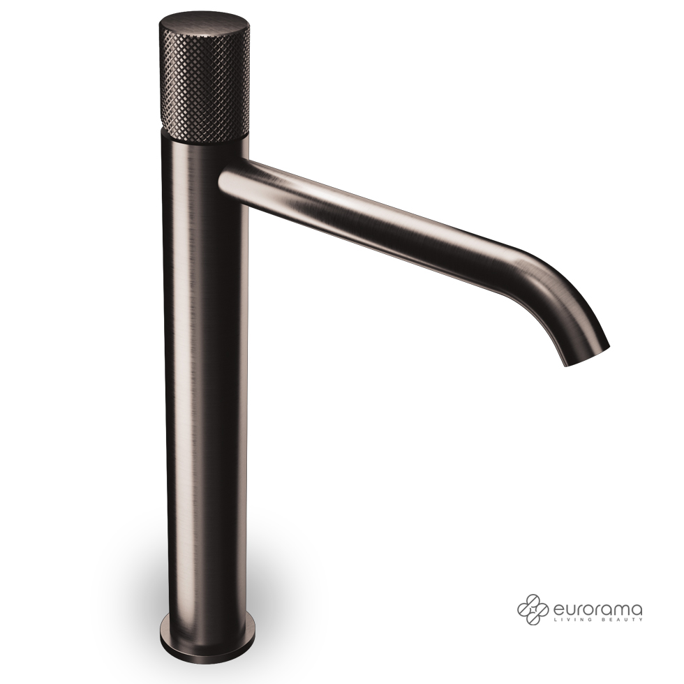 PROD_76373DET0_1 Μπαταρία νιπτήρος Eletta Tecno 167309P black brushed