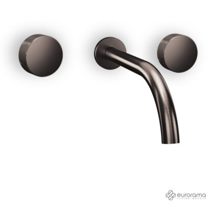 Μπαταρία νιπτήρος Eletta Tecno 167901 black brushed