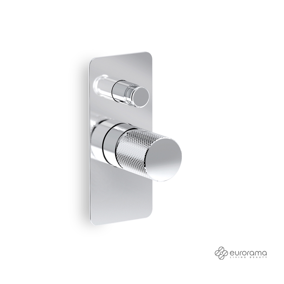 PROD_76394DET0_1 Μίκτης 2 εξόδων, με εκτροπέα Eletta Tecno 167030SL chrome