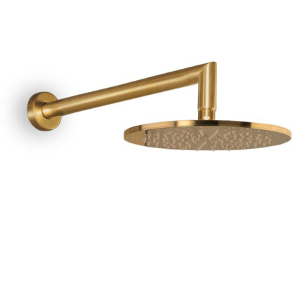Βραχίονας τοίχου με κεφαλή ντους R50809+R50000 gold brushed