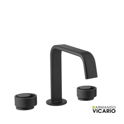 Μπαταρία νιπτήρος 3 οπών Halo 515043 black matt