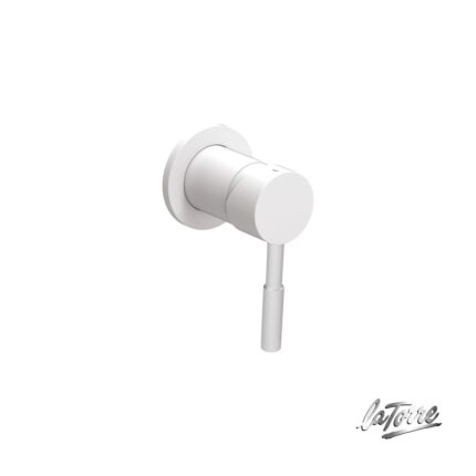 Μίκτης 1 εξόδου New Tech 12051SP white matt