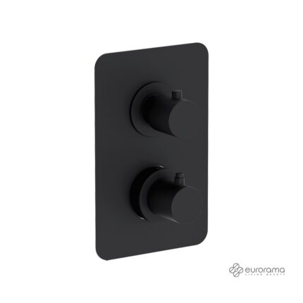 Θερμοστατικός μίκτης 2-3 εξόδων με εκτροπέα Thermo 750033ASL black matt