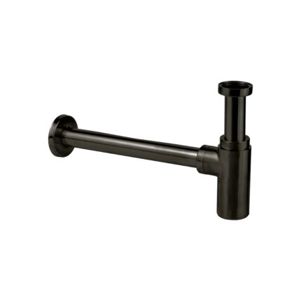 Σιφών νιπτήρος N0262 PVD black brushed