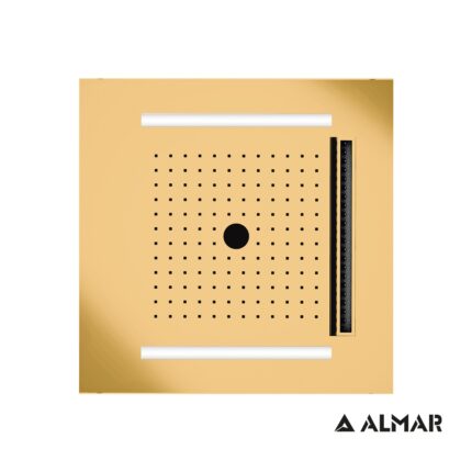 Κεφαλή εντοιχισμού οροφής Temotion Colour Wire-Twist E044259 PVD gold brushed