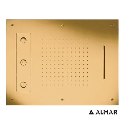 Κεφαλή εντοιχισμού οροφής Temptation Spin E044189 PVD gold brushed