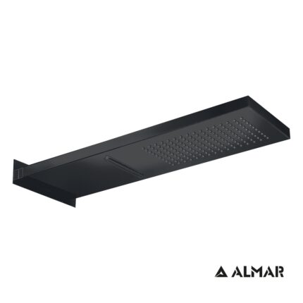 Κεφαλή ντους με καταρράκτη Smart E044199 black matt