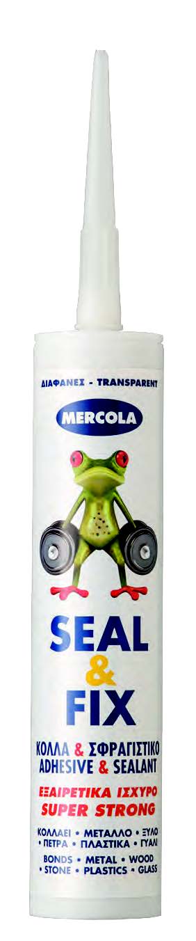 Εξαιρετικά ισχυρή κόλλα & σφραγιστικό γενικής χρήσης SEAL & FIX