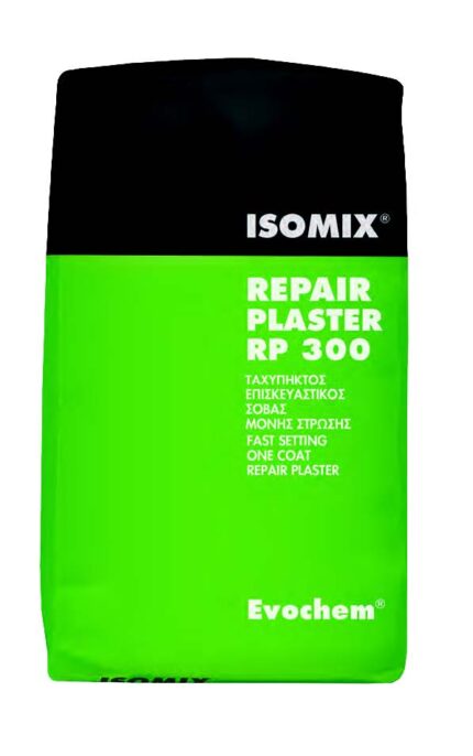 Επισκευαστικός, αδιάβροχος, λευκός σοβάς μιας στρώσης ISOMIX REPAIR PLASTER RP 300