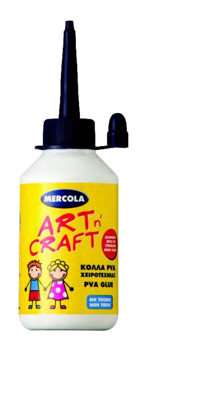 Λευκή υδατοδιαλυτή μη τοξική κόλλα χαρτιού PVA ART n’ CRAFT ΚΟΛΛΑ ΧΑΡΤΙΟΥ