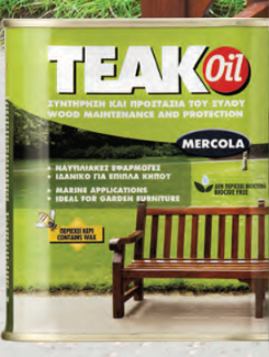 Λάδι προστασίας για ξύλα TEAK OIL & TEAK OIL RENOVATOR Λάδι προστασίας