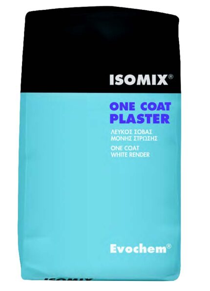 Λευκός σοβάς μιας στρώσης εσωτερικής & εξωτερικής χρήσης