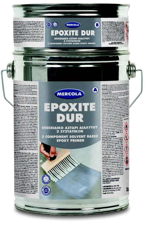 1844 Διαφανές εποξειδικό αστάρι διαλύτου 2 συστατικών EPOXITE DUR