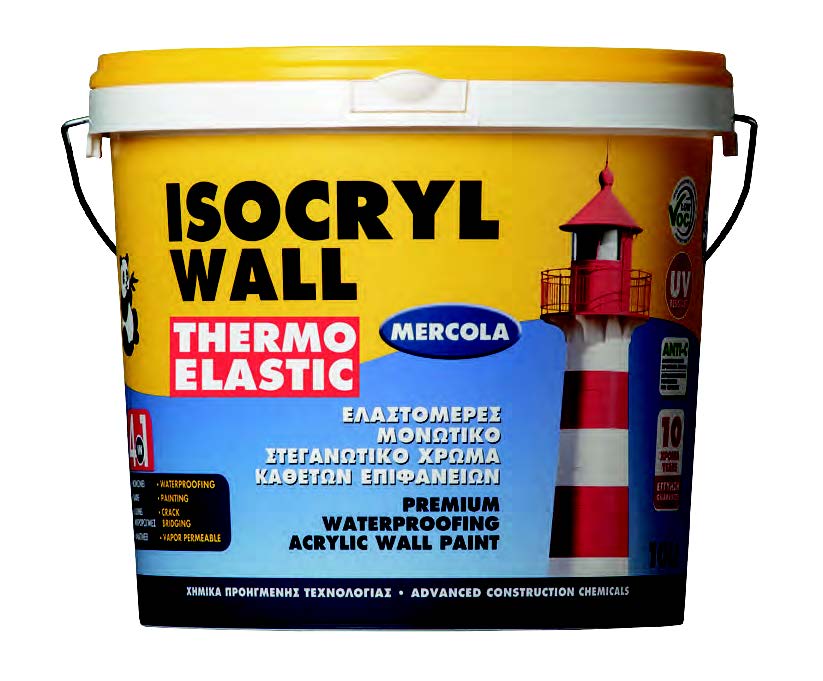 5149 Ενεργειακό - βιοκλιματικό επίχρισμα τοίχων ISOCRYL WALL THERMO ELASTIC