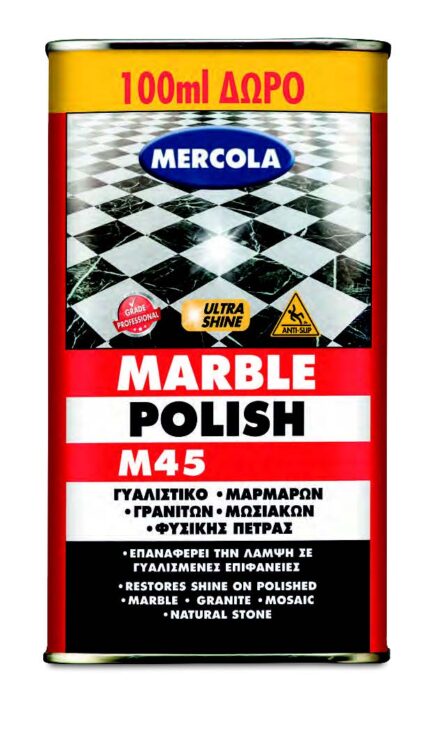 Γυαλιστικό κερί μαρμάρων και γρανιτών MARBLE POLISH M45