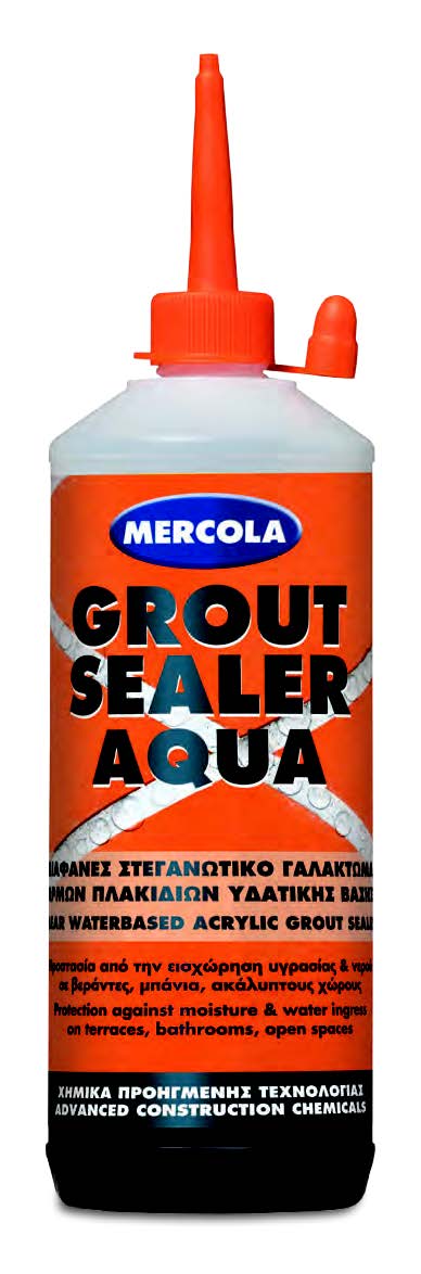 Διαφανές στεγανωτικό γαλάκτωμα αρμών πλακιδίων GROUT SEALER AQUA 750gr.