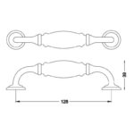 Λαβή επίπλου 2257