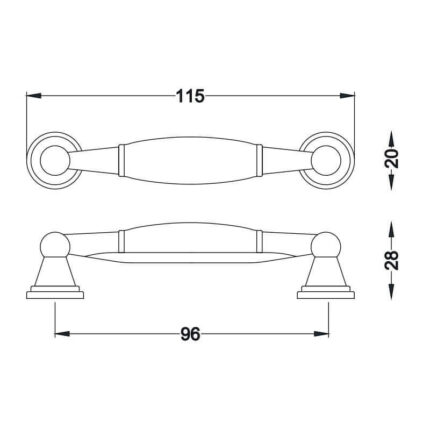 Λαβή επίπλου 2304