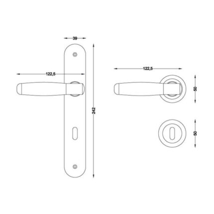 Πόμολο πόρτας 3002