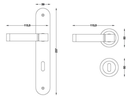 Πόμολο πόρτας 3004