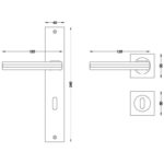 Πόμολο πόρτας 3043