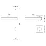 Πόμολο πόρτας 3044