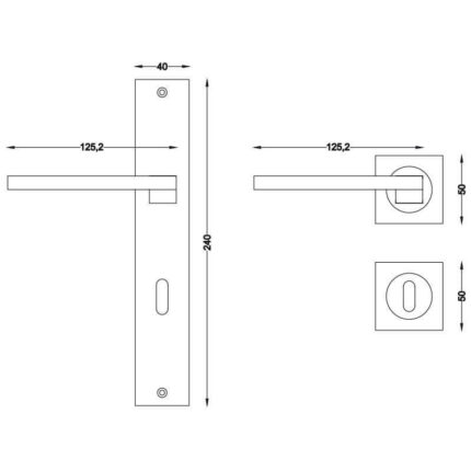 Πόμολο πόρτας 3084