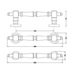 Λαβή πόρτας 4005