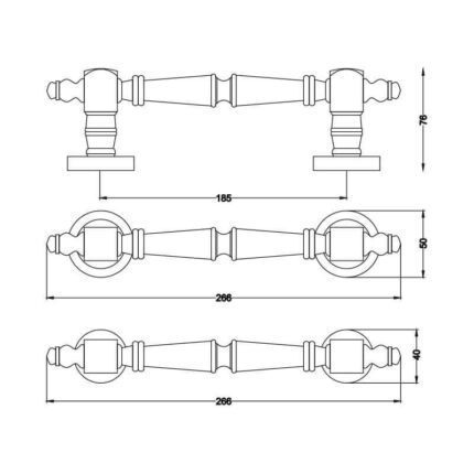 Λαβή πόρτας 4005