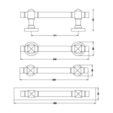 Λαβή πόρτας 4007