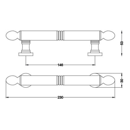 Λαβή πόρτας 4011